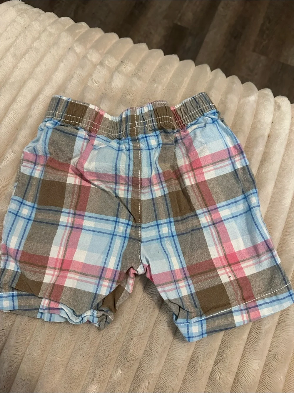 Carters Boys Plaid Shorts - 24M
